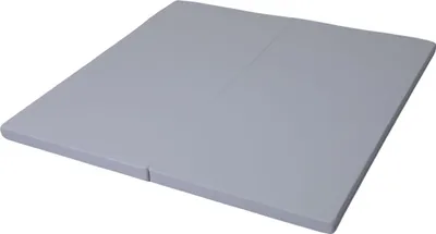 Image de Tapis de gymnastique Satellite 120x120 cm, gris, en deux parties