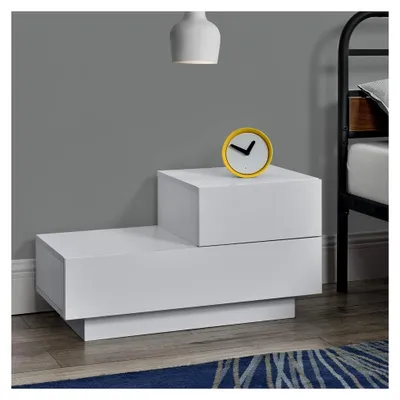 Produktbild von Nachttisch mit 2 Schubladen 38x70x35cm