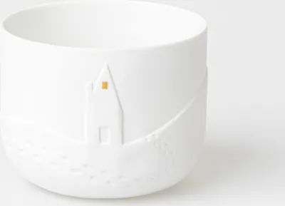 Produktbild von Räder Schneetag Teelicht Fußspuren H.7cm, D.9cm