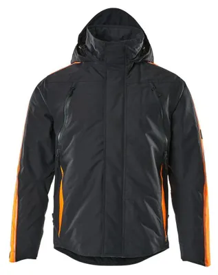 Produktbild von MASCOT® Tolosa Winterjacke Größe 2XL, schwarzblau/hi-vis orange | Packung (1 Stück)