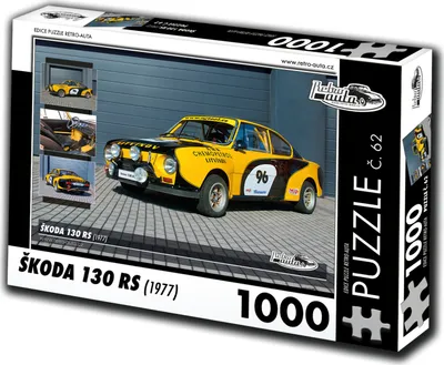 Produktbild von RETRO-AUTA Puzzle Nr. 62 `koda 130 RS (1977) 1000 Teile