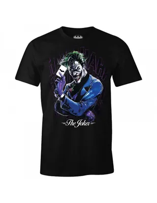 Image de T-shirt homme Batman The Joker noir, taille S