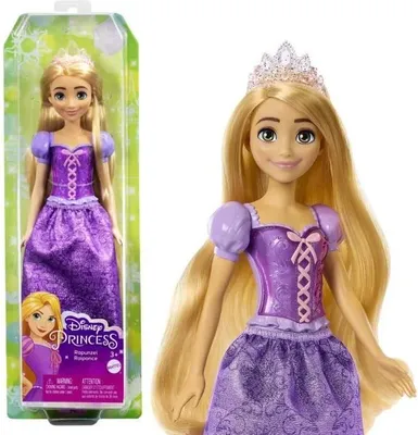 Produktbild von Puppe Raiponce, 29 cm, Disney Princesses Mattel, Ankleidepuppe mit Zubehör HLW03