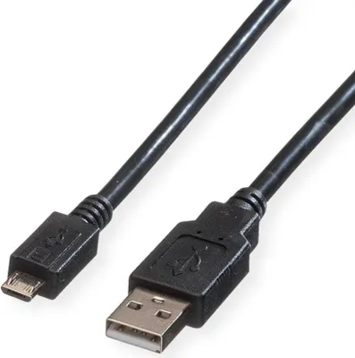 Immagine prodotto di ROLINE Cavo USB 2.0, USB A ST - Micro USB B ST, nero, 1,8 m