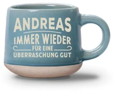 Produktbild von Andreas rustikale Espresso-Tasse aus Steinzeug, 60ml, spülmaschinen- & mikrowellengeeignet