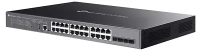 Obrázok produktu pre TP-Link SG5428XMPP, Riadený, L3, Gigabit Ethernet (10/100/1000), Podpora napájania cez Ethernet (PoE), Inštalácia do Racku