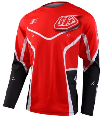 Produktbild von Troy Lee Designs Unisex Langarm Jersey SE Pro , Radian - Rot Weiß, M