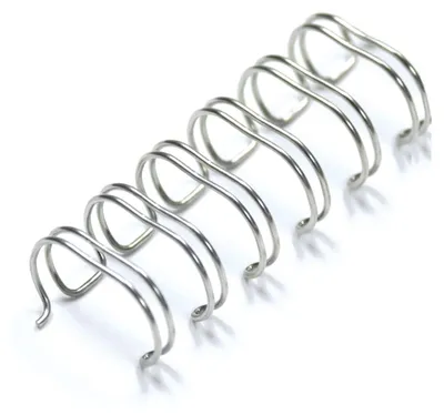 Imagen del producto de 100 grapadoras Albyco para sujetar cables - 6,4 mm - para hasta 35 hojas - color plateado/metal