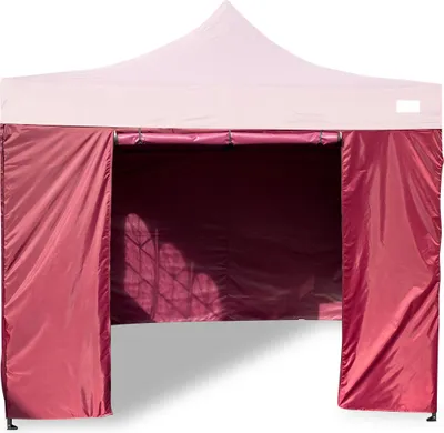 Produktbild von Grasekamp Seitenteile Faltpavillon Modena Premium Line 3x3m Bordeaux