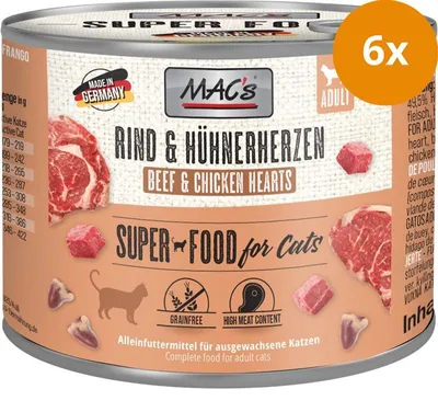 Image de Macs Cat cœur de bœuf et de poulet.200gD