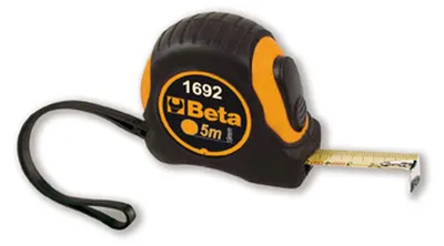 BETA Rollbandmaß 8 m Länge 25 mm Breite ABS-Gehäuse Klasse II
