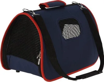 Produktbild von Pets Collection - Tier-Tragetasche Blau - Tier-Reisetasche- 43 x 25 x 25 -cm