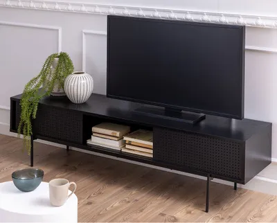 Produktbild von Smuk TV-Schrank Kaz Schwarz 180 x 40 x 44,5 cm