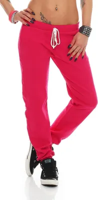 Produktbild von Damen Jogging Hose Sport Hose BW; Pink/XXL/44