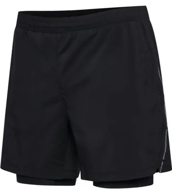 Produktbild von newline, nwlFAST 2-in-1 Shorts, Schwarz, Größe S
