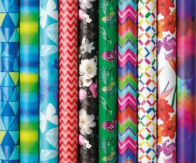 Productafbeelding van Premium luxe cadeaupapier inpakpapier - 200 x 70 cm - 3 rollen