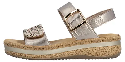 Produktbild von Rieker Sandalen Plat  Sandalen Plat - Goudkleur - Maat 39