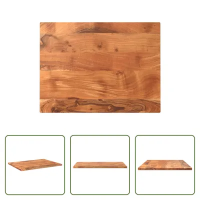 Zdjęcie produktu dla Blat stołu Living Store 70x50x2,5 cm prostokątny z litego drewna akacjowego