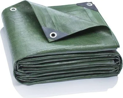 Produktbild von Bootzeil aus grünem 200 g/m² Gewichts Polyester