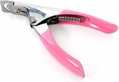 Image de Jumada's - Coupe-ongles rose - Coupe-ongles artificiel - Coupe-ongles Nail Art - Coupe-ongles acrylique - Manucure française - Acier inoxydable