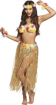 Produktbild von Hawaii Party Kostüm Set "Paradise" 5-teilig | Mehrfarbig