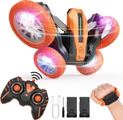 Produktbild von Selvim Stunt-Auto Ferngesteuertes mit Fernbedienung, 360°-Drehung, 2,4 GHz,