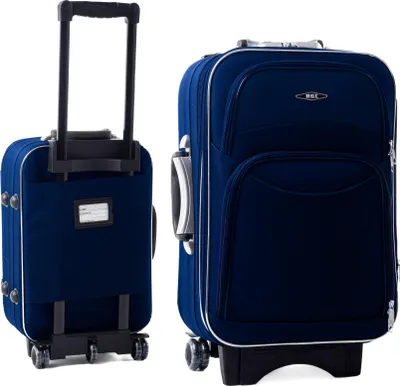 Produktbild von RGL773 L Stoffkoffer 5-Rad erweiterbarer Koffer Größe: L Farbe: Dunkel Blau