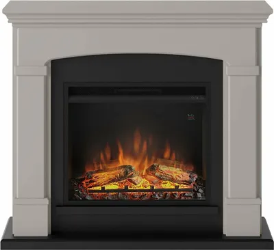 Image de Cheminée électrique décorative "Helmi" Beige - Powerflame