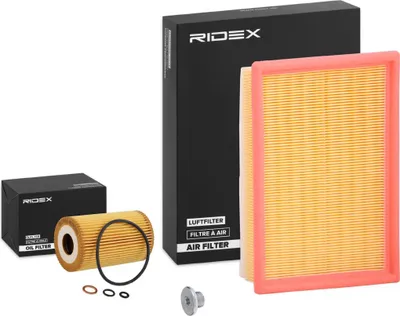 Produktbild von RIDEX Filterset Inspektionspaket Filtersatz für BMW 3 Limousine (E46) 3 Touring (E46) 3 Coupe (E46)