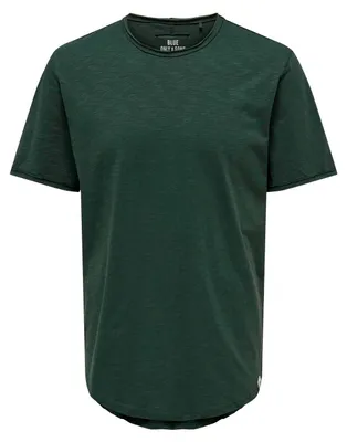 Produktbild von ONLY & SONS Rundhals T-Shirt Langes Kurzarm Shirt Basic aus Baumwolle ONSBENNE Größe: S