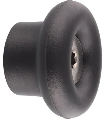 Produktbild von WAGNER hooks4home Wandhaken DOT - Ø 50 x 30 mm Kunststoff & Stahl galvanisiert, schwarz - 17020121