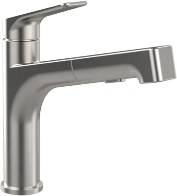 Produktbild von V&B Spültisch-Einhebelmischer Junis Sky Shower schwenkb. Strahlregler, Edelstahl massiv