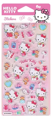 Image de Autocollants Pop Up Hello Kitty Rose, motif 3 - PATIO