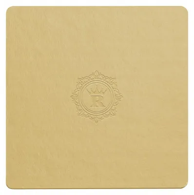 Produktbild von Rubicello Kuchenunterlage Monoportion Gold 10 cm 50 Stück