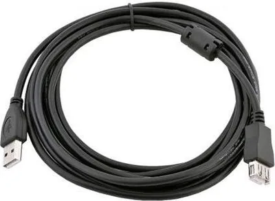 Zdjęcie produktu dla Gembird 3m USB 2.0 A M/FM, 3 m, USB A, USB A, USB 2.0, Męska/Żeńska, Czarny