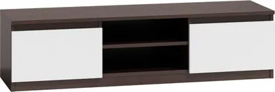 Obrázek produktu pro TV skříňka s nízkou deskou TV skříňka TV nábytek TV stolek Sonoma bílá, barva:wenge bílá, velikost:140cm