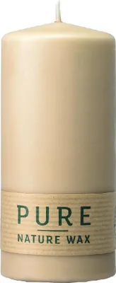 Produktbild von WENZEL PURE Kerze Safe Candle 13 cm, Ø 6 cm, sahara