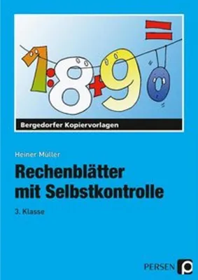 Produktbild von Rechenblätter/Selbstkontrolle 3