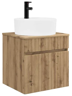 Produktbild von Wandmontierte Waschbecken-Vanität Artisan-Eiche