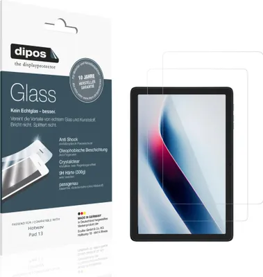 Image de 2x Protection ecrán pour Hotwav Pad 13 Verre souple Film Protecteur 9H dipos