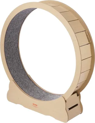 Immagine prodotto di Ruota per gatti in legno 52" Ruota grande per gatti da interno