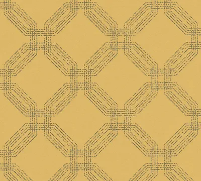 Produktbild von A.S. Création geometrische Tapete Pop Style Vliestapete gelb silber 10,05 m x 0,53 m