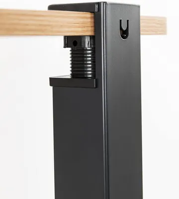 Produktbild von Niedrige, verstellbare Tischbeine, 46 cm, Schwarz, 2er Set