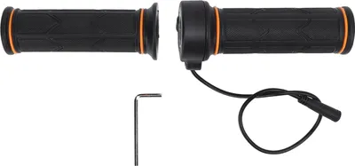 Productafbeelding van Gashendel met buisrubber en volledige grip, geschikt voor modellen 01 en 02 van Harley-Davidson, met een diameter van 192x 22,2 mm, voor stuur van elektrische fietsen en scooters