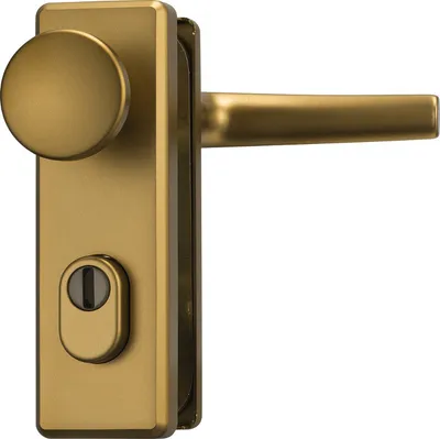 Produktbild von ABUS Schutzbeschlag KKZS700 (Ausführung: Klinke-Knauf, Oberfläche: bronze) Ausführung: Klinke-Knauf Oberfläche: bronze