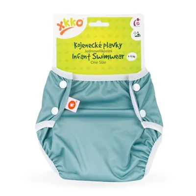 Obrázok produktu pre XKKO - Dojčenské plavky, jednoveľkostné, Granite Green