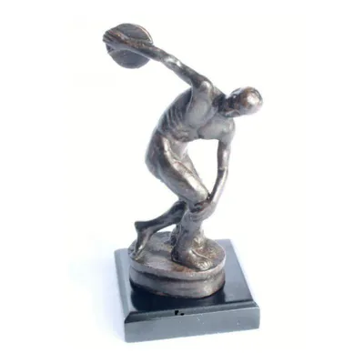 Produktbild von DeAgostini Skulptur Myron- Sockel Statue Deko, modernes Design Handarbeit Skulptur Figur (Mythologie, Kunst figur, Tischdeko, mit Bronze überzogen)