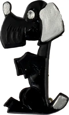 Produktbild von Anstecker - kleiner Hund - schwarz - DDR Anstecknadel