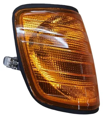 Obrázok produktu pre Predné smerovky, oranžová farba + kryt, pravá strana, pre vozidlá Mercedes-Benz W124, výroba od roku 1985 do roku 1995