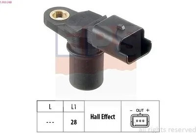 Produktbild von EPS Nockenwelleposition Sensor für NISSAN Qashqai / Qashqai +2 I (J10, NJ10) Nockenwellen 1.953.348